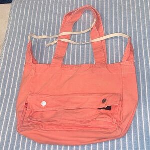 Levi’s Canvas Coral Tote Bag